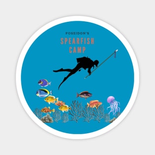 Poseidon's Spearfish Camp Magnet